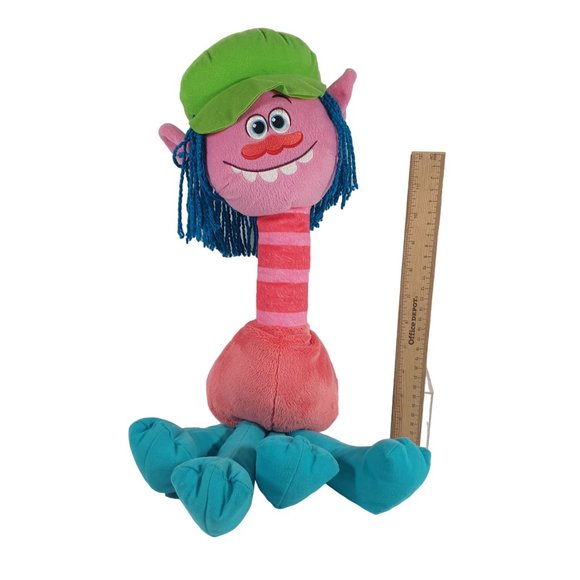 DreamWorks Cooper Troll Plush Toy Child Movie Musical Soft Clean - Picture 6 of 9